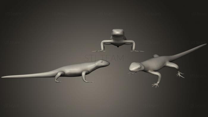 3D модель Песчаная ящерица (STL)